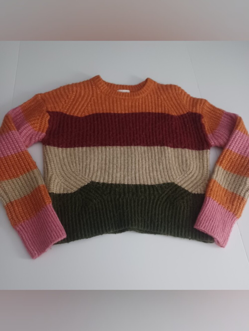 GB Colorblock Sweater Women's Sz S